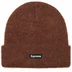 Supreme Mohair Beanie - Dark Brown (front)