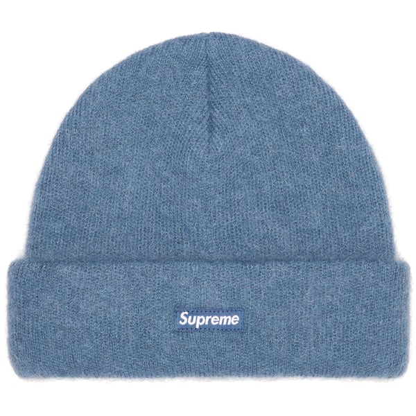 Supreme Mohair Beanie - Dark Slate (front)