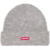 Supreme Mohair Beanie - Heather Grey (front)