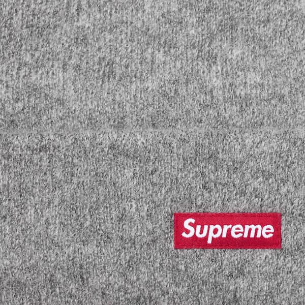 Supreme Mohair Beanie - Heather Grey (front)