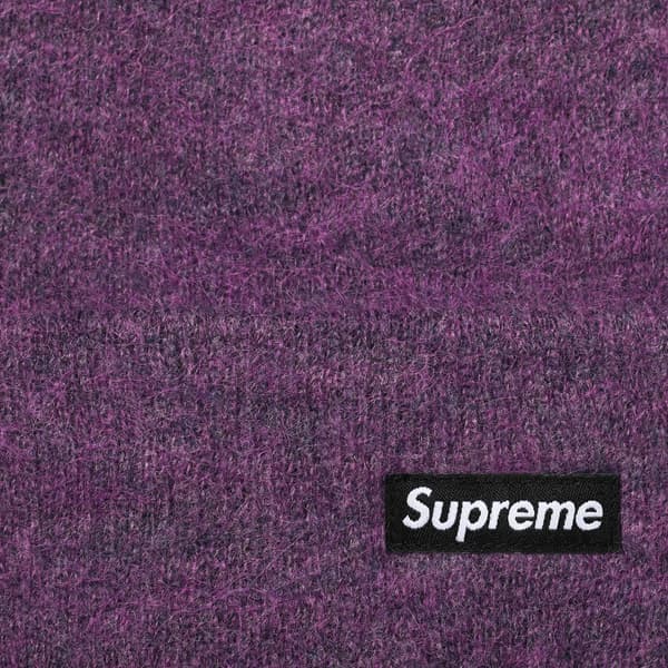Supreme Mohair Beanie - Plum (front)