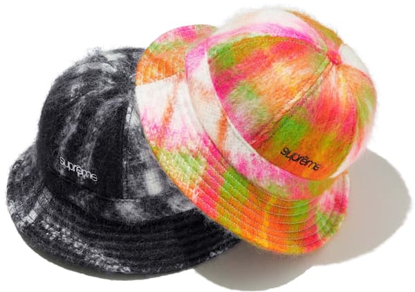 Supreme Mohair Plaid Bell Hat - Product Image