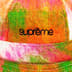 Supreme Mohair Plaid Bell Hat - Multicolor (front)