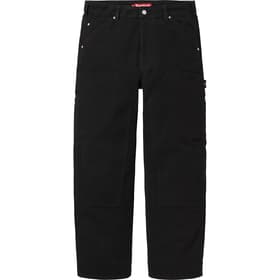 Supreme Moleskin Double Knee Painter Pant Black
