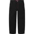 Supreme Moleskin Double Knee Painter Pant - Black (front)