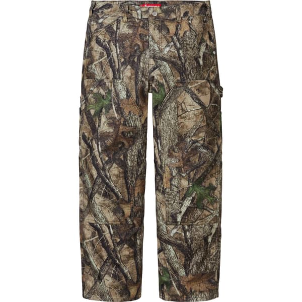 Supreme Moleskin Double Knee Painter Pant - Camo (front)