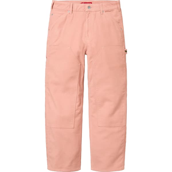 Supreme Moleskin Double Knee Painter Pant - Dusty Pink (front)