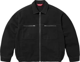 Supreme Moleskin Work Jacket Black