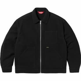 Supreme Moleskin Work Jacket Black