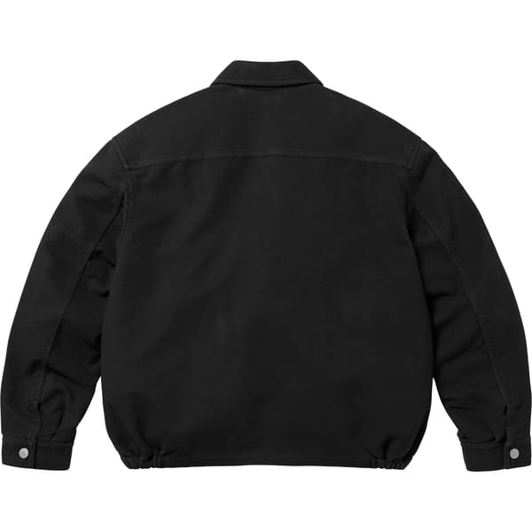 Supreme Moleskin Work Jacket - Black (front)