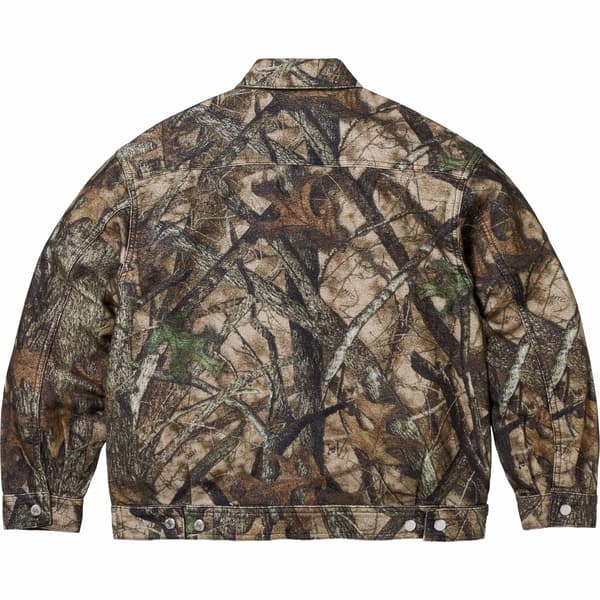 Supreme Moleskin Work Jacket - Camo (front)