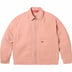 Supreme Moleskin Work Jacket - Dusty Pink (front)