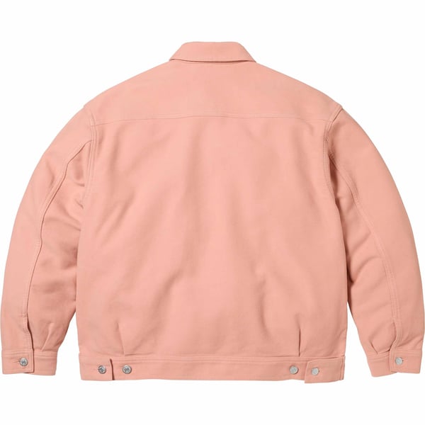 Supreme Moleskin Work Jacket - Dusty Pink (front)