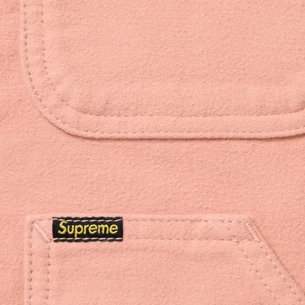 Supreme Moleskin Work Jacket - Dusty Pink (front)