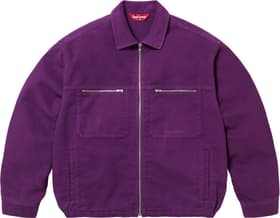 Supreme Moleskin Work Jacket Purple