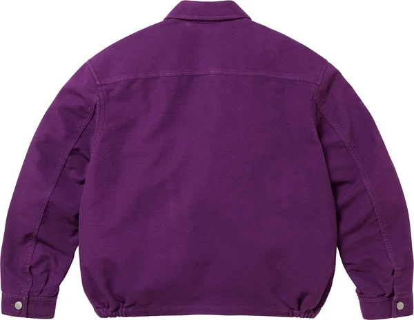 Supreme Moleskin Work Jacket - Purple (front)