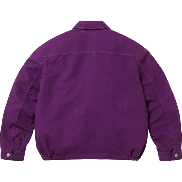 Supreme Moleskin Work Jacket - Purple (front)