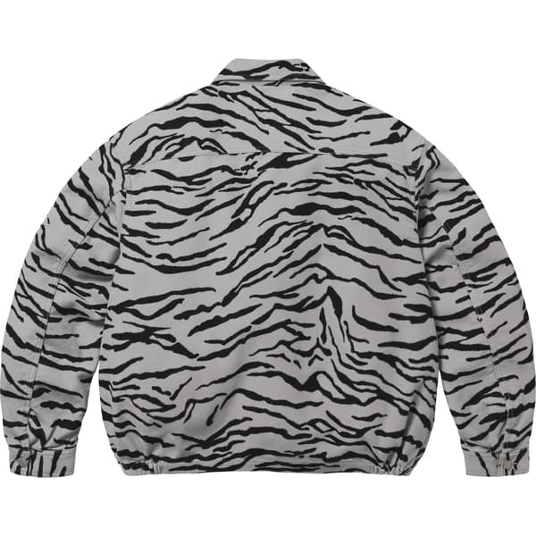Supreme Moleskin Work Jacket - Zebra (front)