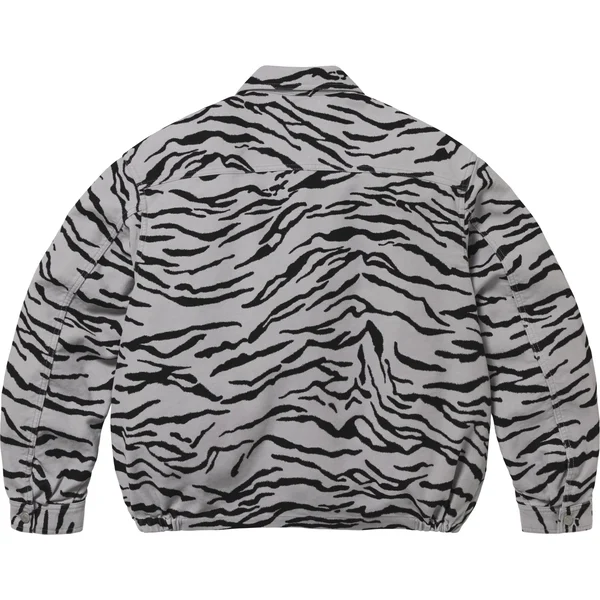 Supreme Moleskin Work Jacket - Zebra (front)