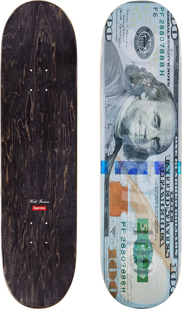 Supreme Money Logo Skateboard - Product Image