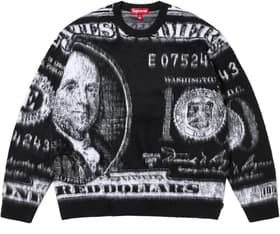 Supreme Money Sweater Black