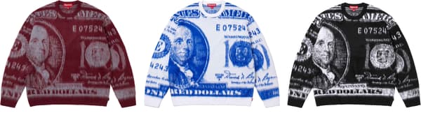 Supreme Money Sweater - Group Shots (front)