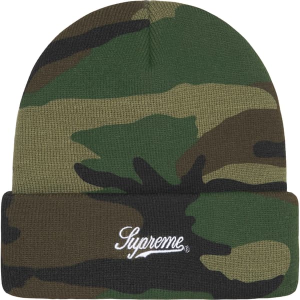 Supreme M.O.P. Beanie - Woodland Camo (front)