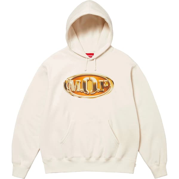 Supreme M.O.P. Hooded Sweatshirt - Natural (front)