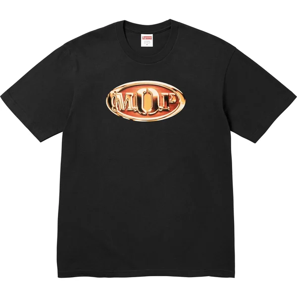 Supreme M.O.P. Tee - Black (front)