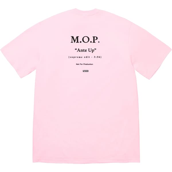 Supreme M.O.P. Tee - Light Pink (front)