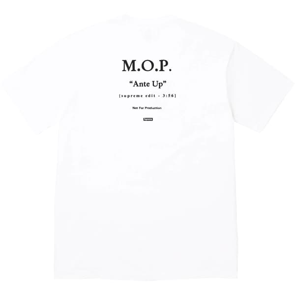 Supreme M.O.P. Tee - White (front)