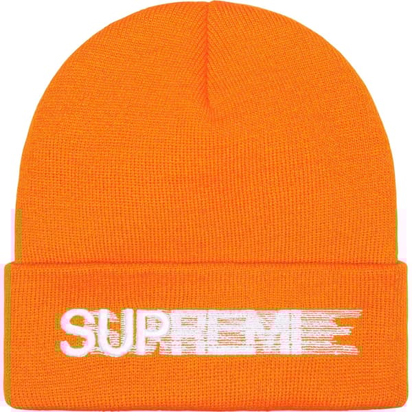Supreme Motion Logo Beanie - Orange (front)