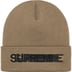 Supreme Motion Logo Beanie - Taupe (front)