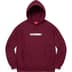 Supreme Motion Logo Hooded Sweatshirt - Burgundy (front)