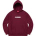 Supreme Motion Logo Hooded Sweatshirt - Burgundy (front)