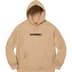 Supreme Motion Logo Hooded Sweatshirt - Dark Tan (front)