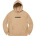 Supreme Motion Logo Hooded Sweatshirt - Dark Tan (front)