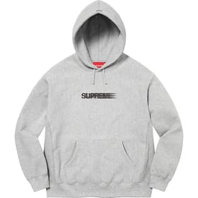 Supreme Motion Logo Hooded Sweatshirt Heather Grey