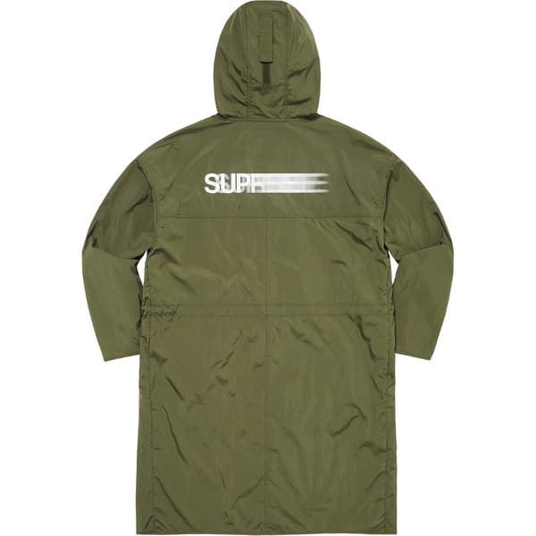 Supreme Motion Logo Lightweight Parka - Olive (front)