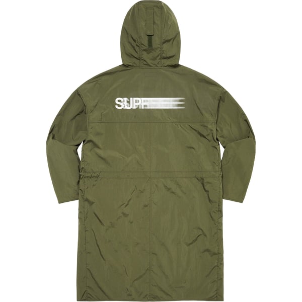 Supreme Motion Logo Lightweight Parka - Olive (front)