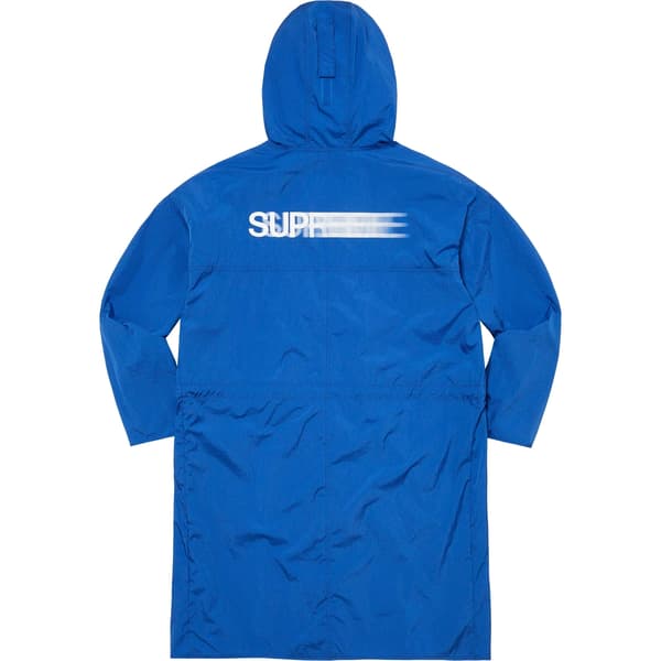 Supreme Motion Logo Lightweight Parka - Royal (front)