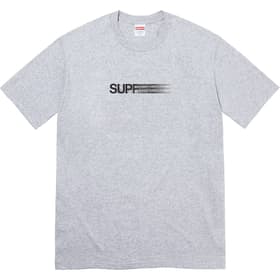 Supreme Motion Logo Tee Heather Grey