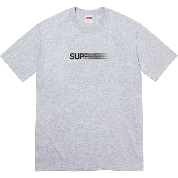 Supreme Motion Logo Tee - Heather Grey (front)
