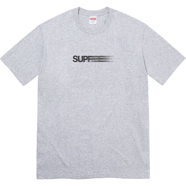 Supreme Motion Logo Tee - Heather Grey (front)