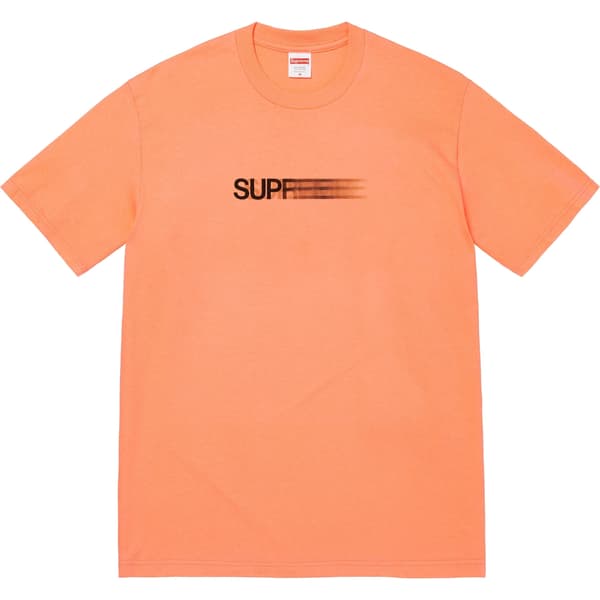 Supreme Motion Logo Tee - Peach (front)