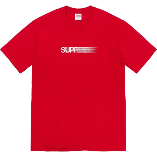 Supreme Motion Logo Tee - Red (front)