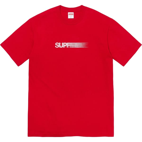 Supreme Motion Logo Tee - Red (front)
