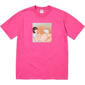 Supreme Mouse Tee Fuchsia
