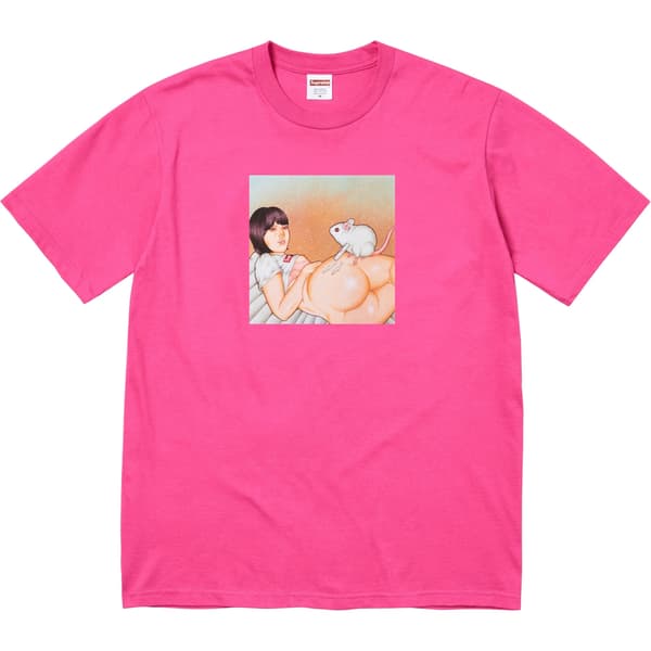 Supreme Mouse Tee - Fuchsia (front)