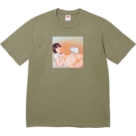 Supreme Mouse Tee Light Olive